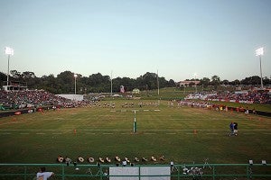 Fans pack into Memorial Stadium Friday as Warren Central and Terry face off in the second game of the day during the annual Red Carpet Bowl. (Justin Sellers/The Vicksburg Post)