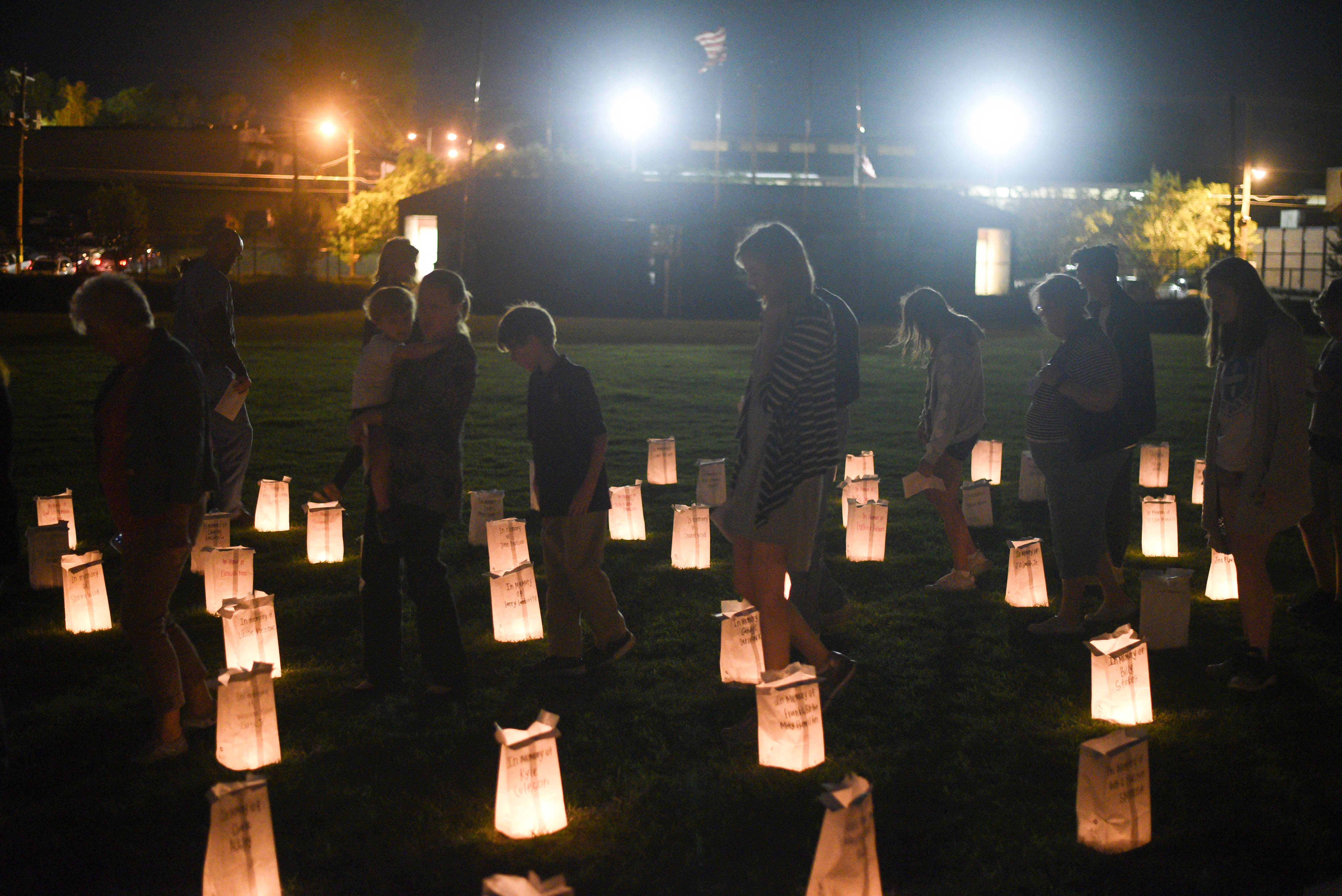 Photo Gallery: Vicksburg Catholic School Luminary Prayer Labyrinth ...