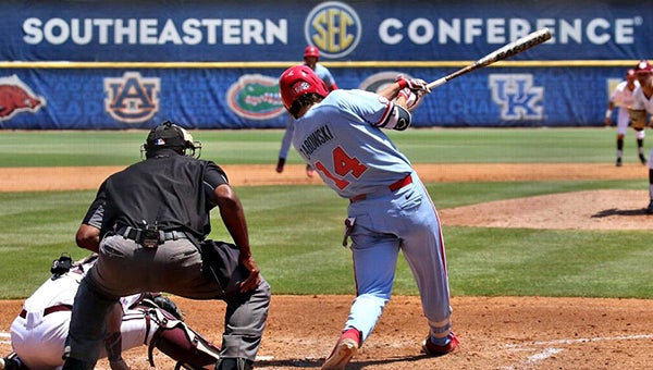 Ole Miss baseball rallies in ninth, beats Texas A&M 1-0 in SEC Tournament