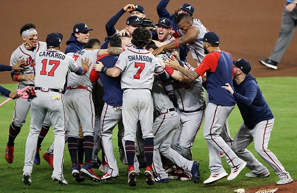 Atlanta Braves celebrate World Series win