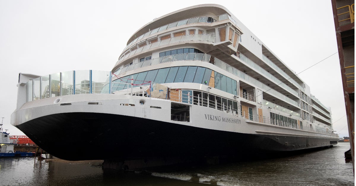Viking Mississippi Largest cruise ship on Mississippi river set to