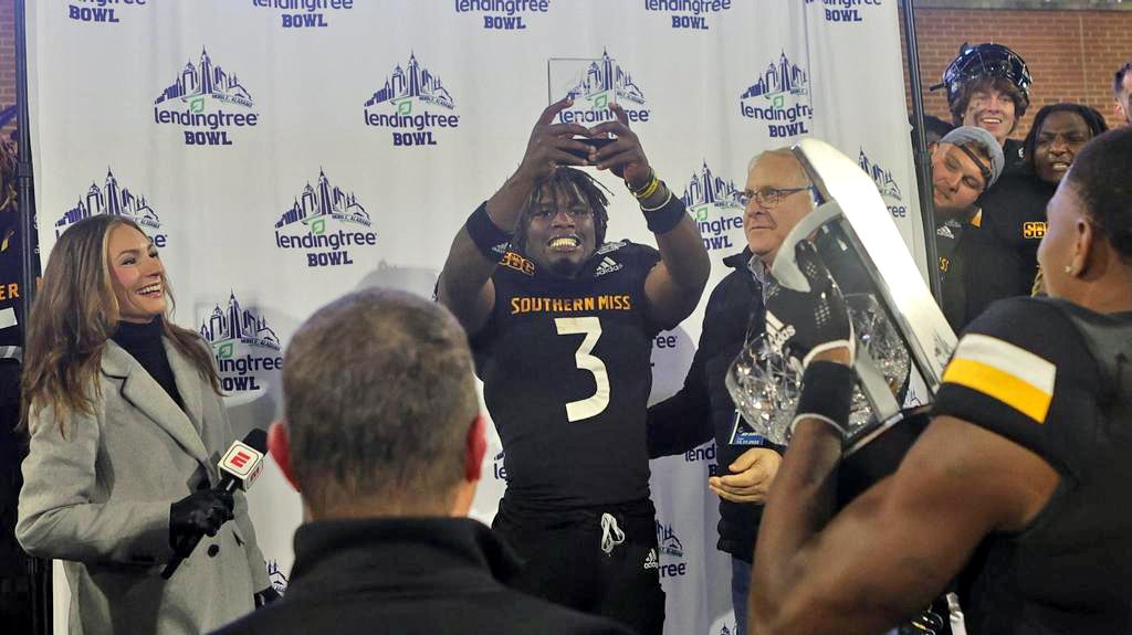 Frank Gore Jr. says record-breaking night in USM's LendingTree Bowl win  wasn't about him: 'I was focused on winning for my teammates'