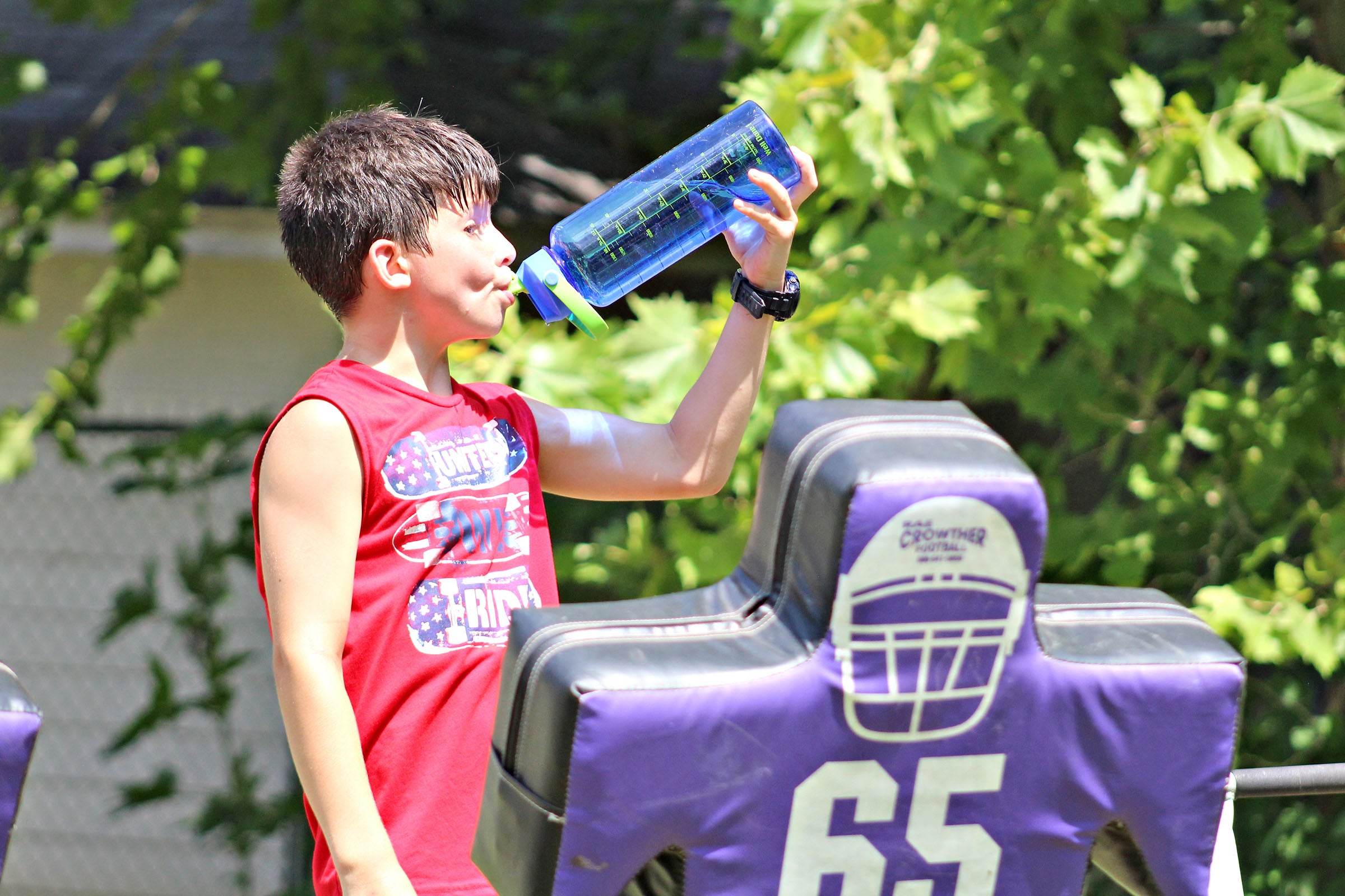 Photo Gallery: St. Aloysius youth football camp - The Vicksburg