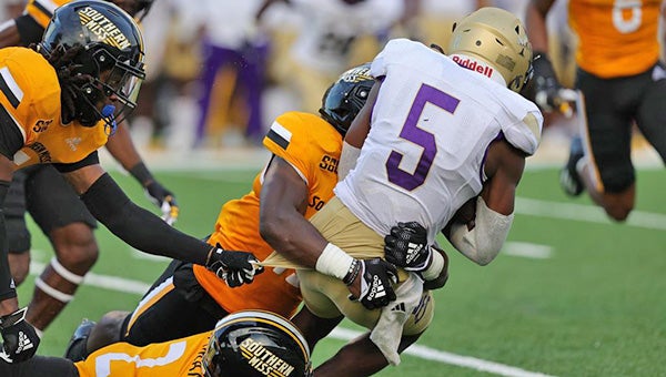 What TV channel is Southern Miss Golden Eagles vs Alcorn State