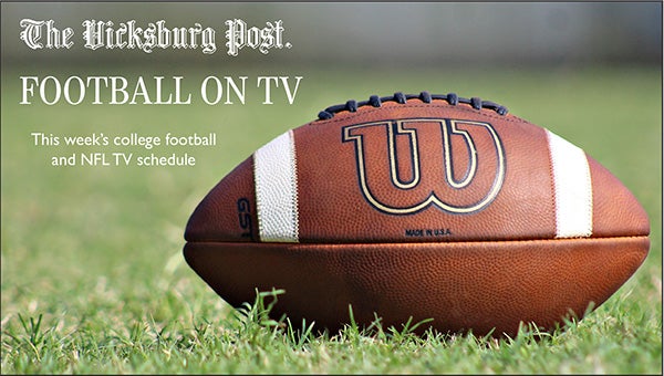 College football, NFL TV schedule: Sept. 28-Oct. 2 - The Vicksburg