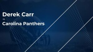 Derek Carr and the Saints vs. the Panthers: Week 1 Stats, Matchup, Game Info