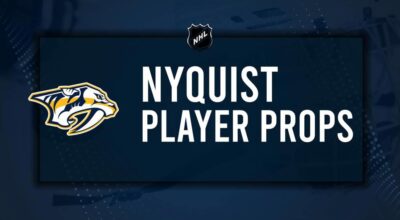 Gustav Nyquist Player Prop Bets for the Predators vs. Oilers Game - October 31