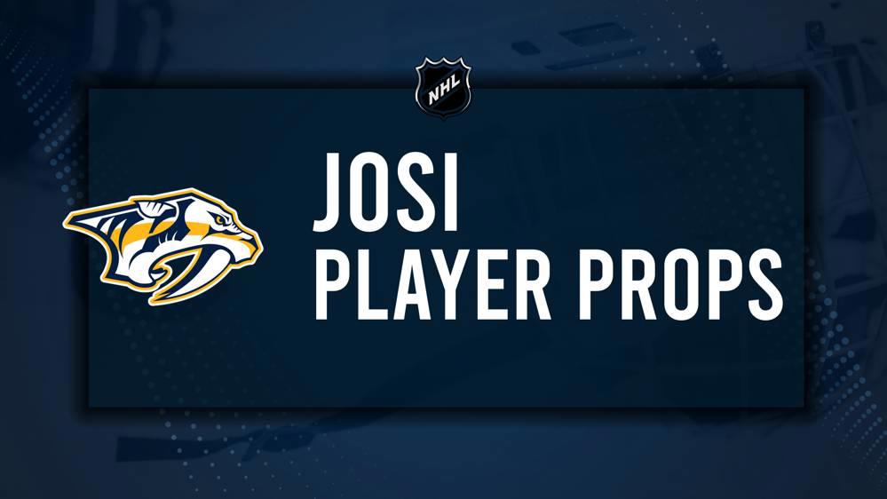 Roman Josi Player Prop Bets for the Predators vs. Red Wings Game - October 19