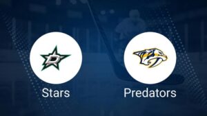 Stars vs. Predators Injury Report Today - October 10