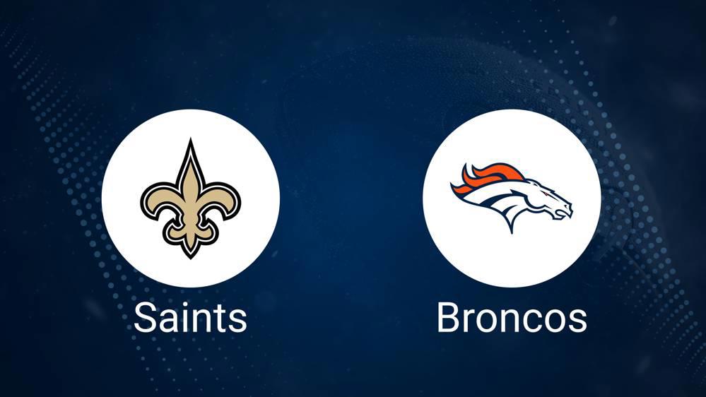 Where to Watch Saints vs. Broncos on TV or Streaming Live - Oct. 17