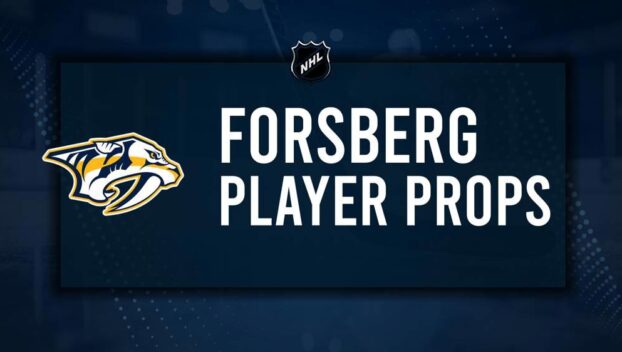 Filip Forsberg Player Prop Bets for the Predators vs. Avalanche Game - November 2