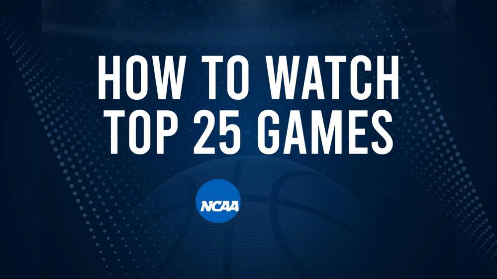 How to Watch Top 25 College Basketball Games - Wednesday, November 27