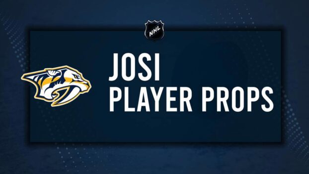 Roman Josi Player Prop Bets for the Predators vs. Canucks Game - November 17