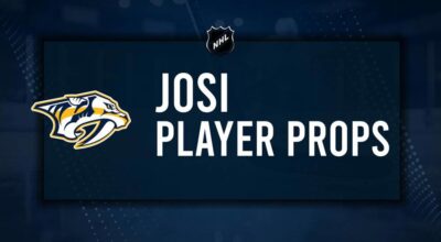 Roman Josi Player Prop Bets for the Predators vs. Capitals Game - November 6