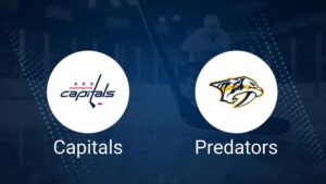 Where to Watch Washington Capitals vs. Nashville Predators on TV or Streaming Live - November 6