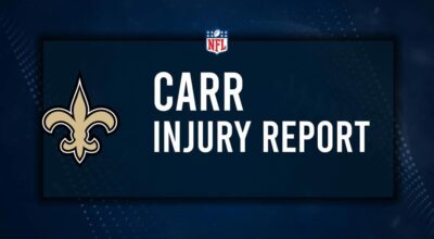 Will Derek Carr Play in Week 10? NFL Injury Status, News & Updates