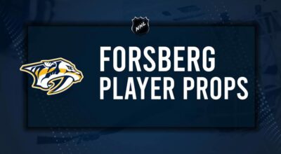 Filip Forsberg Player Prop Bets for the Predators vs. Maple Leafs Game - December 4