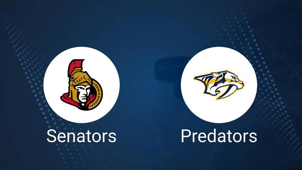 How to Pick the Senators vs. Predators Game with Odds, Spread, Betting Line and Stats – December 7