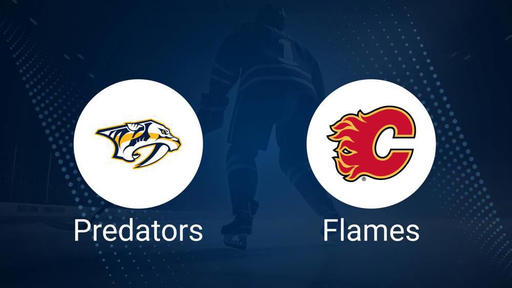 Predators vs. Flames Injury Report Today - December 10