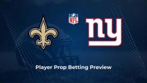 Saints vs. Giants Player Props & Odds – Week 14