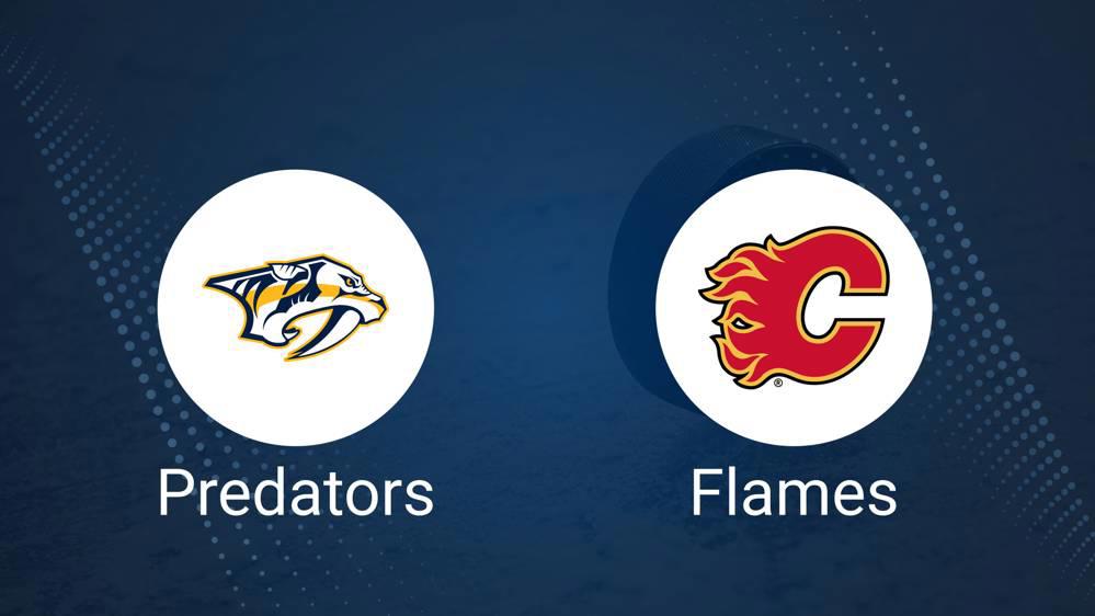 Where to Watch Nashville Predators vs. Calgary Flames on TV or Streaming Live - December 10