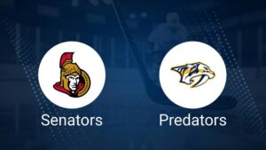 Where to Watch Ottawa Senators vs. Nashville Predators on TV or Streaming Live - December 7