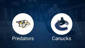 How to Pick the Predators vs. Canucks Game with Odds, Spread, Betting Line and Stats – January 3