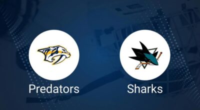 Predators vs. Sharks Injury Report Today - January 23